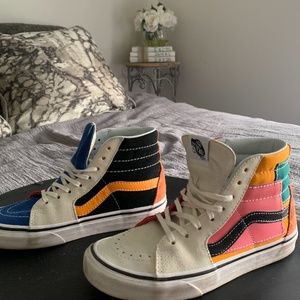 Vans SK8-Hi patchwork sneakers